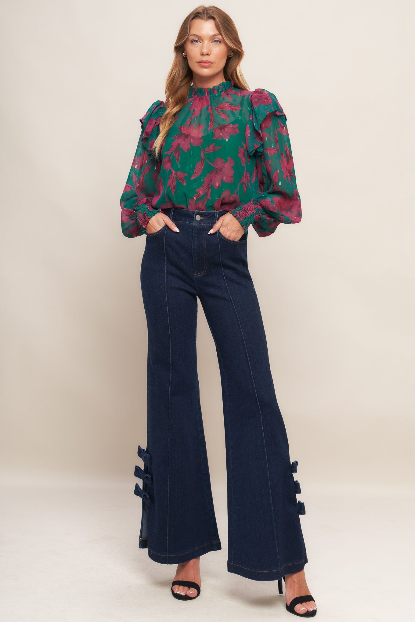 POETIC GARDEN WOVEN TOP - MaraFormigone