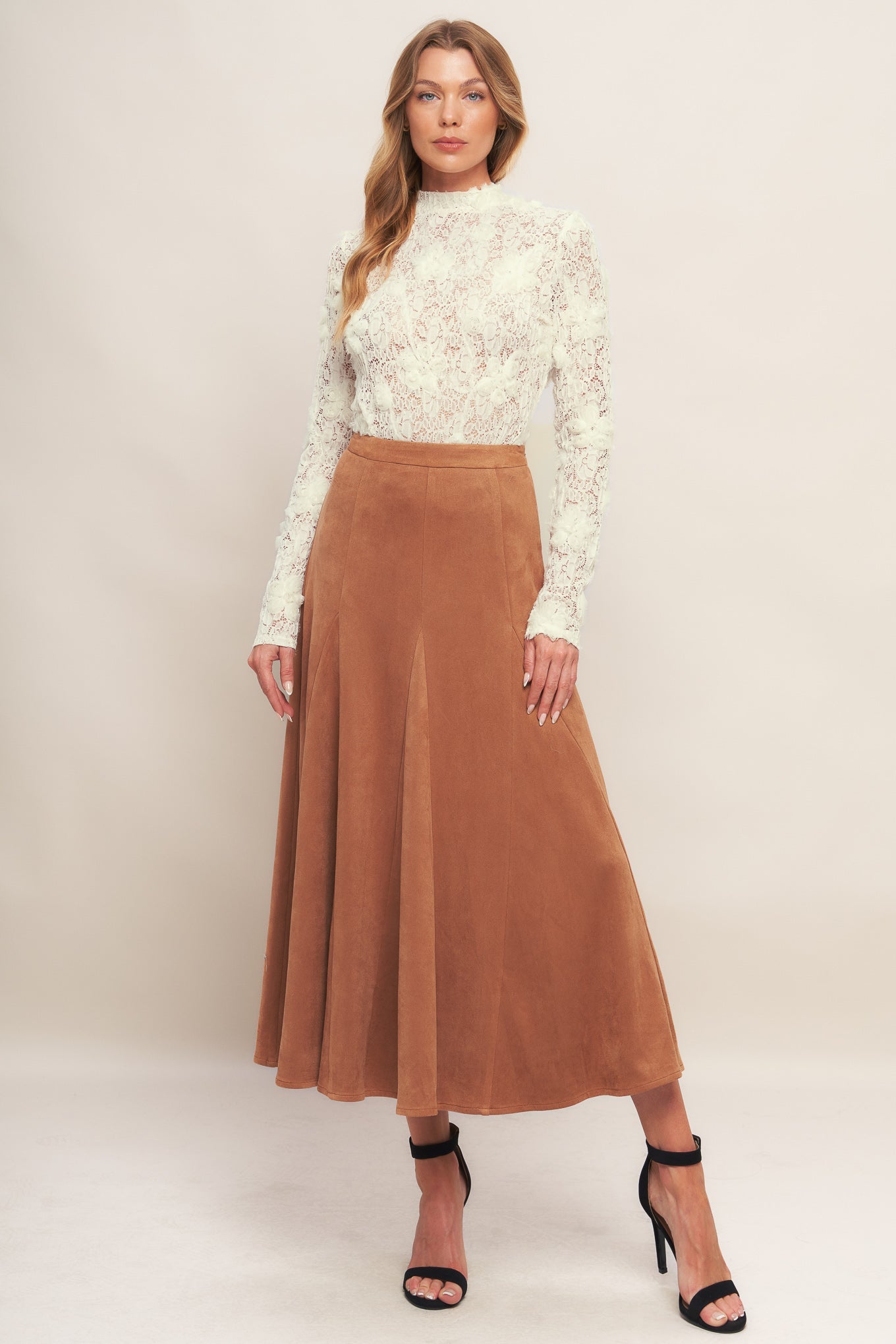 TOP DE SUÉTER FLORAL TRANSPARENTE ROMÁNTICO