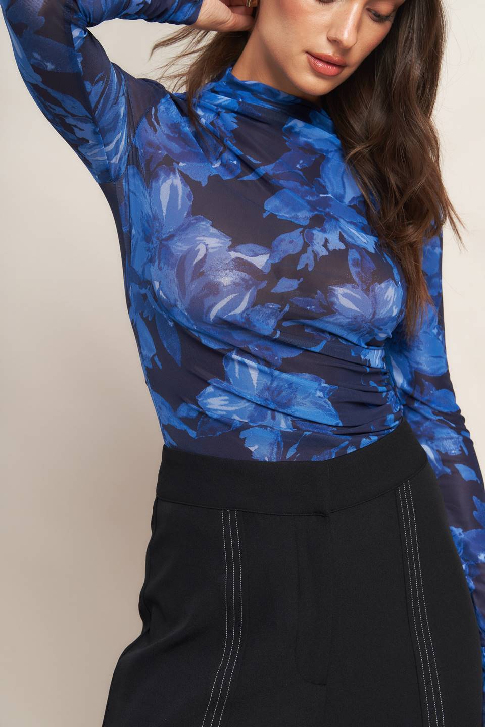 ILLUMINATED PETAL POWER MESH TOP - MaraFormigone