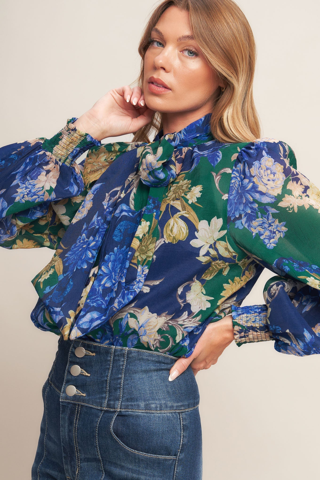 ROYAL TAPESTRY WOVEN TOP - MaraFormigone