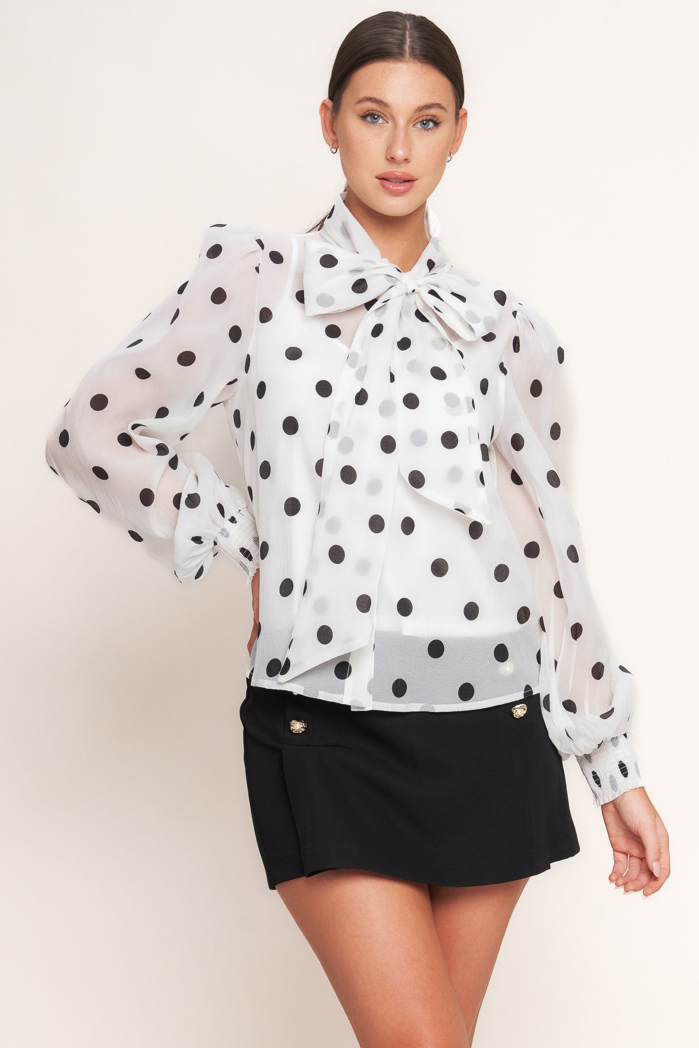 JOLIE NŒUD WOVEN TOP - MaraFormigone