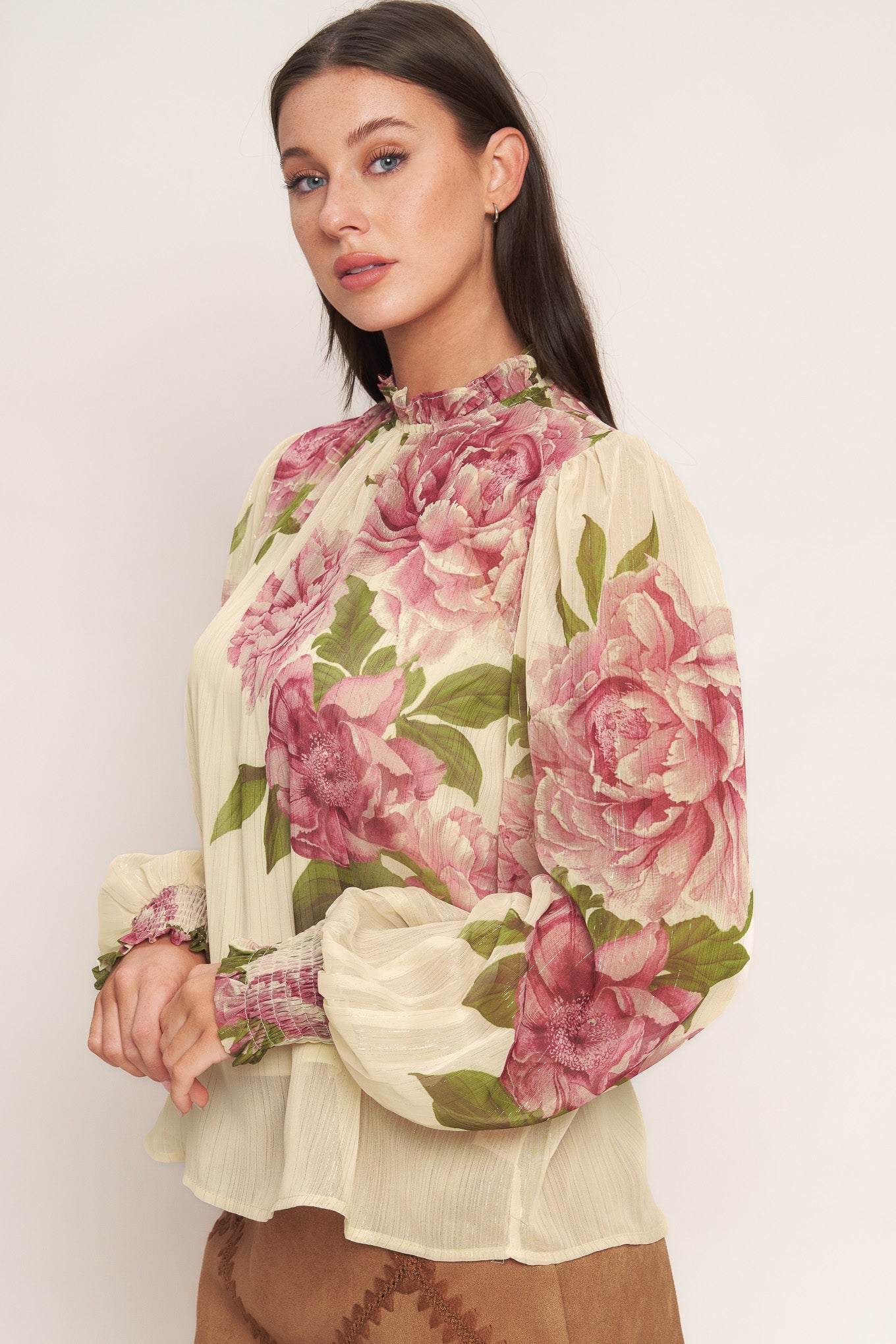 ROMANTIC HERITAGE WOVEN TOP - MaraFormigone