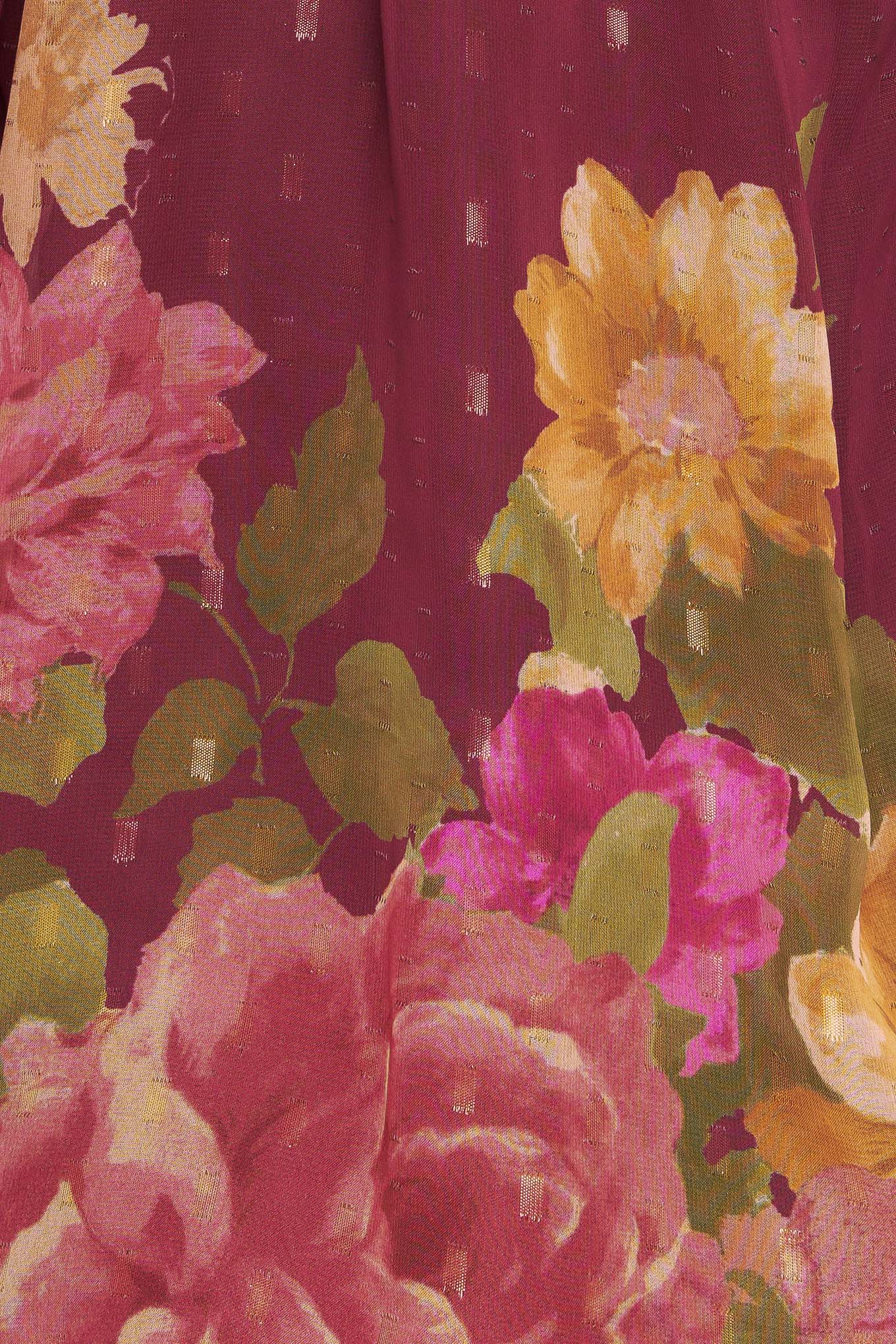 BLUSA FLORA ROMANTICA TECIDA