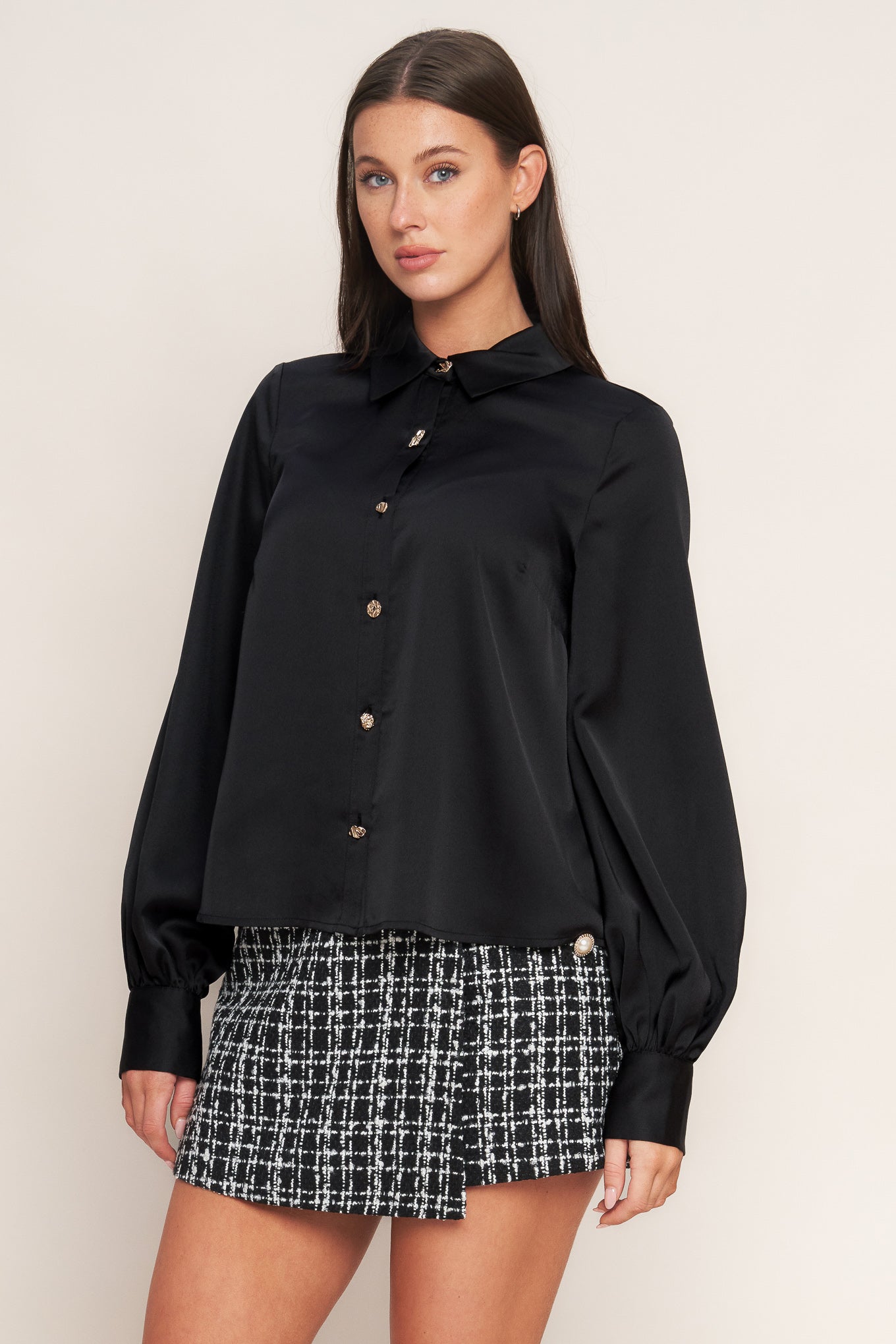BLUSA BLACK ORBIT TECIDA