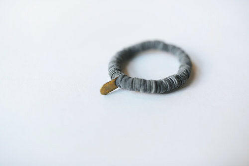 Leather Bits Bracelet.