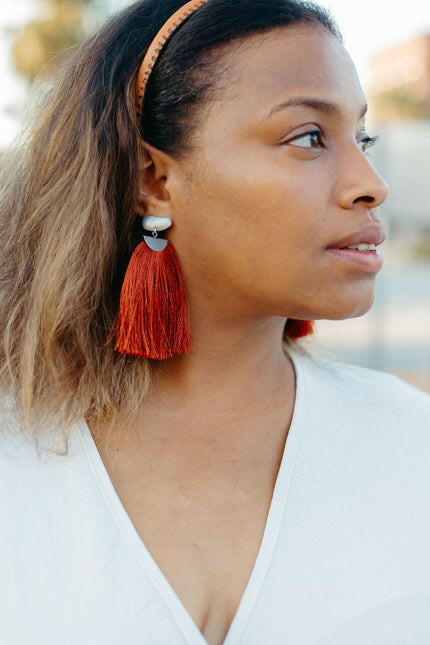 Nathalie Fringe Earring.