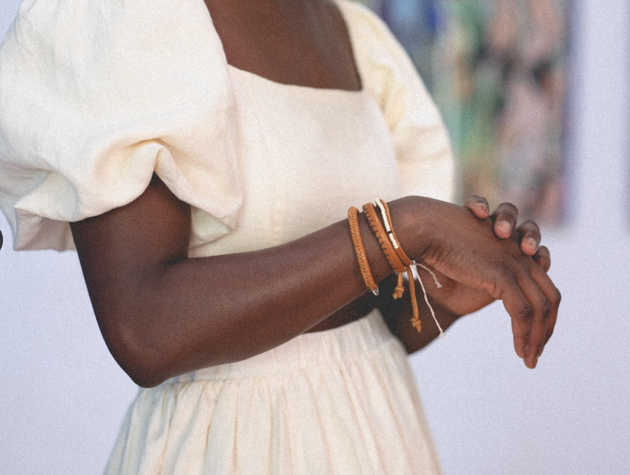 Ti Grenn Leather Bracelet.