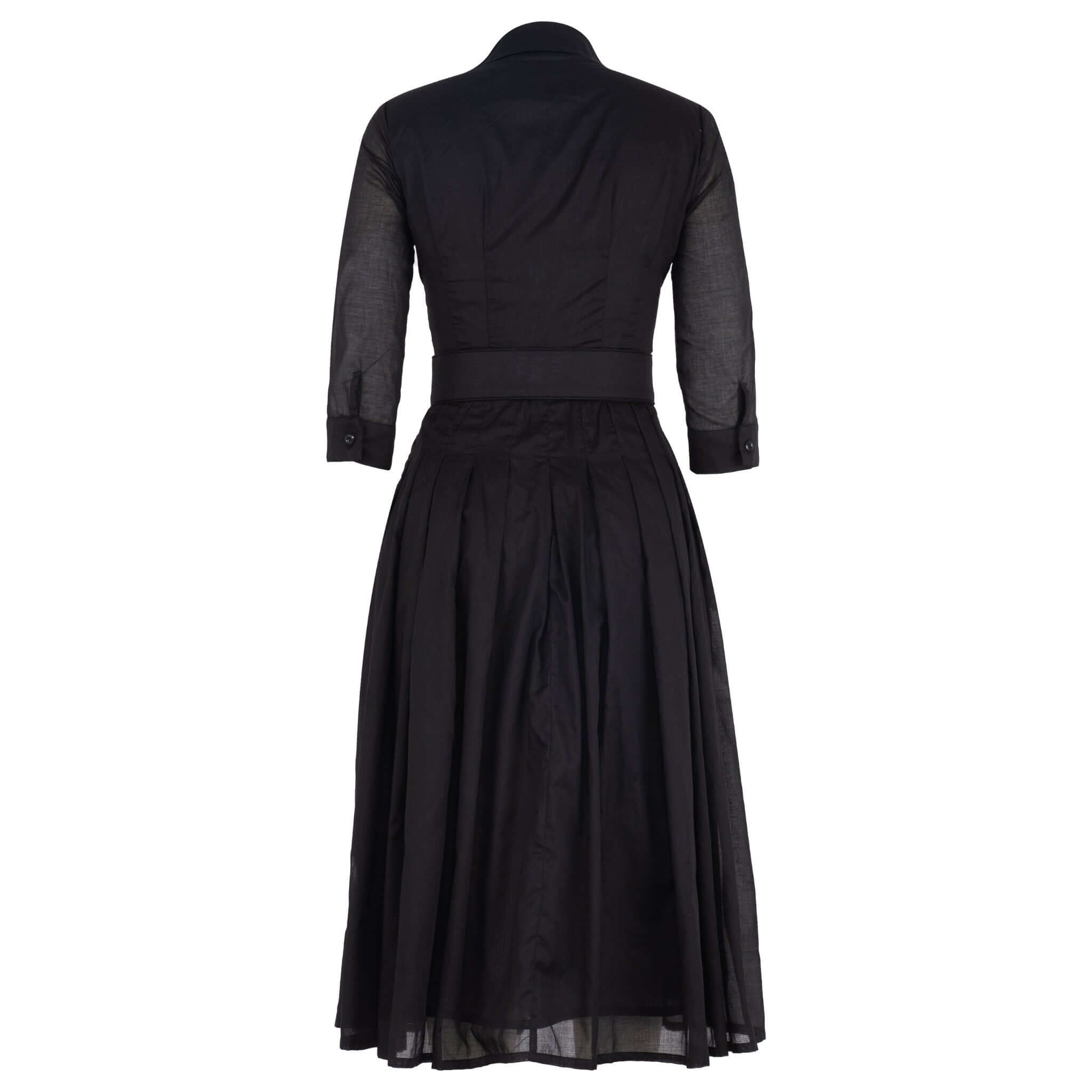 Audrey Dress #4 Solid Black Dress