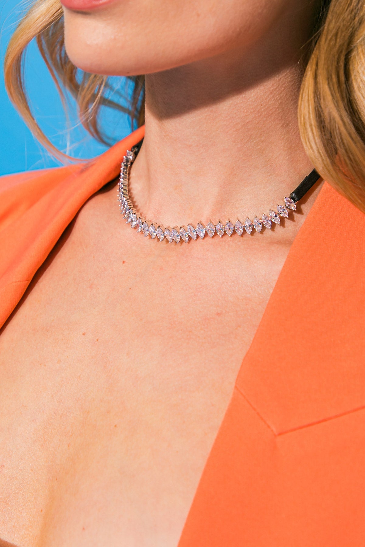 RHINESTONE DIANA NECKLACE - MaraFormigone