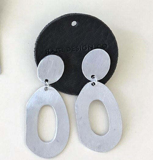 Alexa Aluminum Drop Earrings.