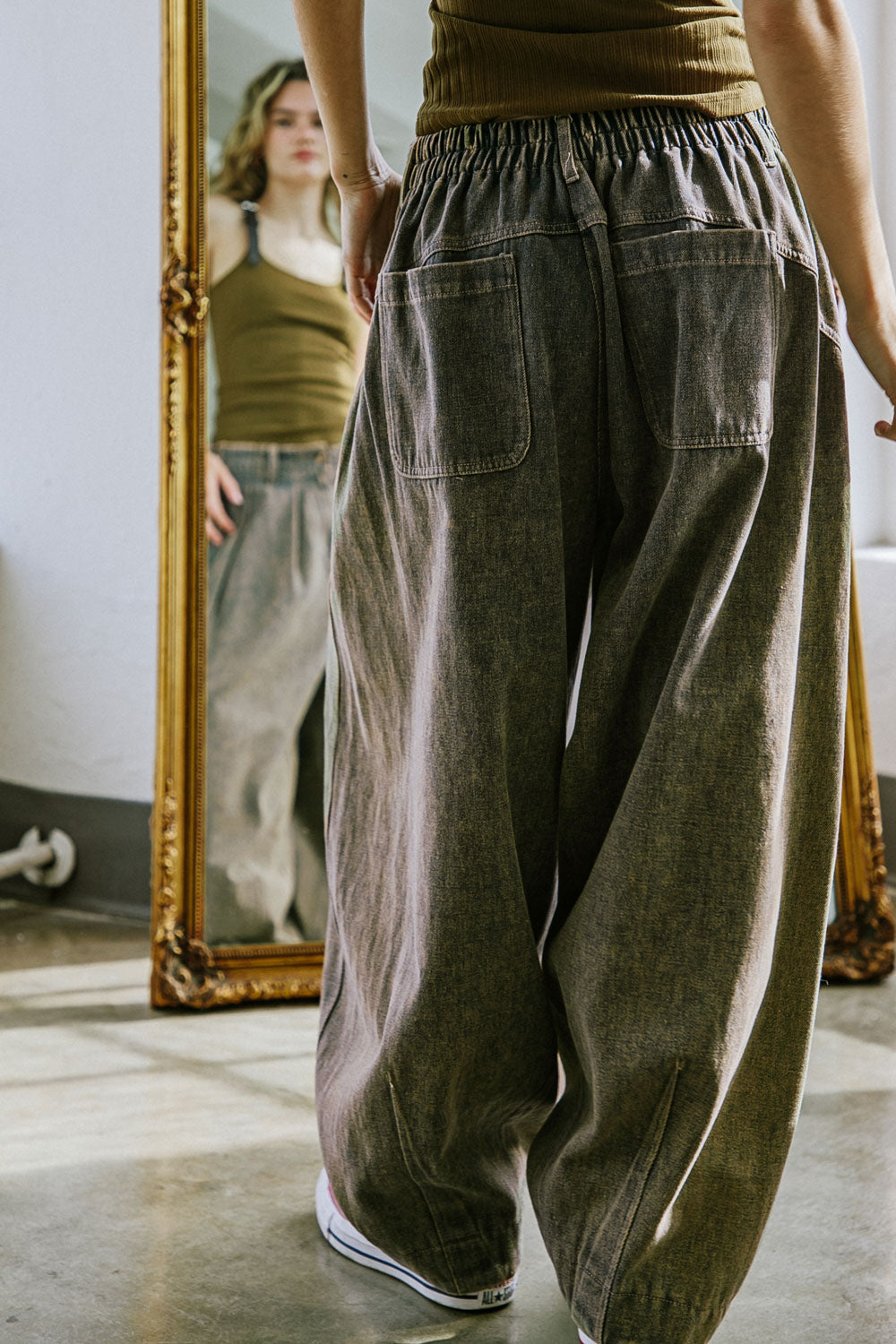 STUCK IN YOUR WAYS DENIM PANTS - MaraFormigone