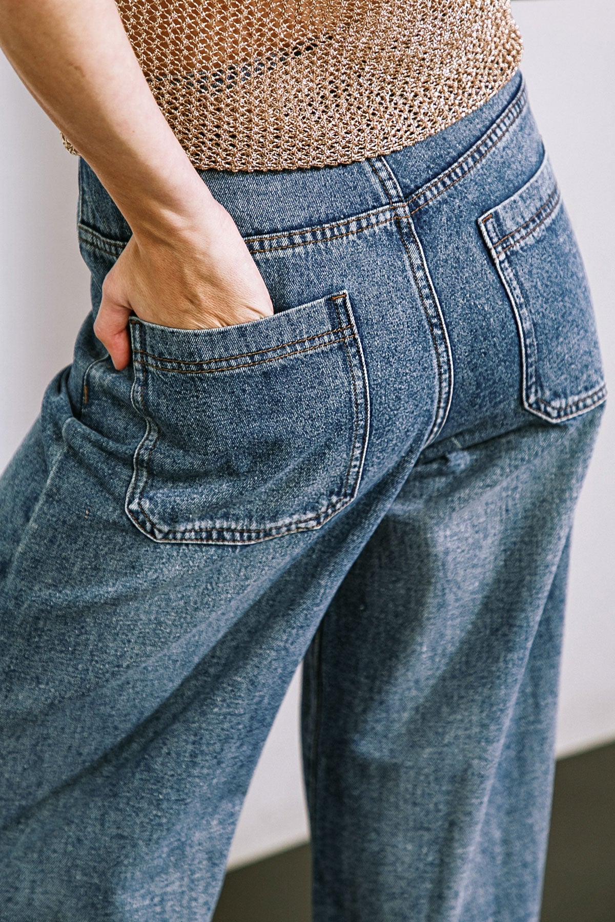 SHE'S A SWEET TALKER DENIM PANTS - MaraFormigone