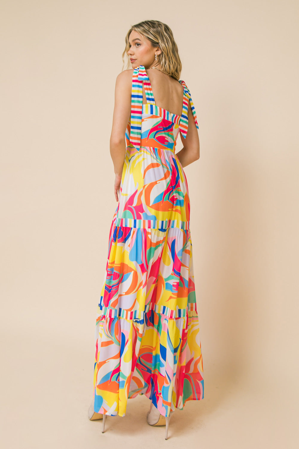 TEA PARTY WOVEN MAXI DRESS - MaraFormigone