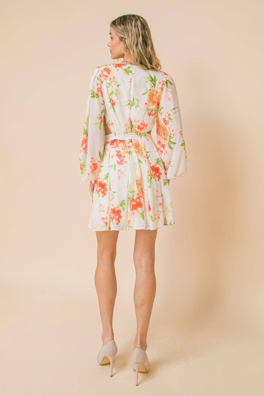 HEART OF PARADISE WOVEN MINI DRESS - MaraFormigone