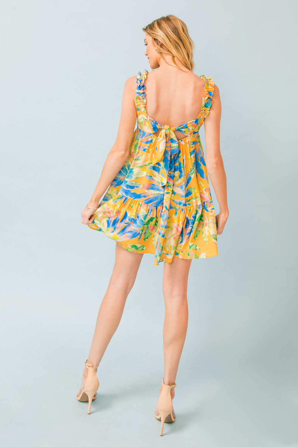 SWEETEST SENSATION WOVEN MINI DRESS - MaraFormigone