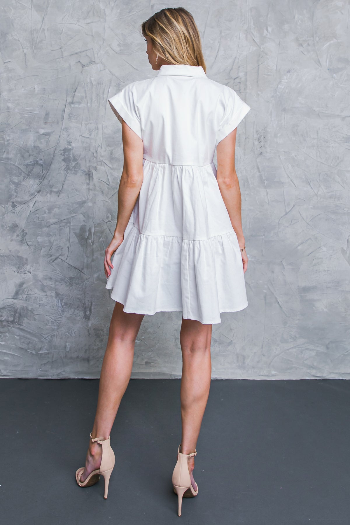 LIVE IN THE MOMENT DENIM MINI DRESS - MaraFormigone