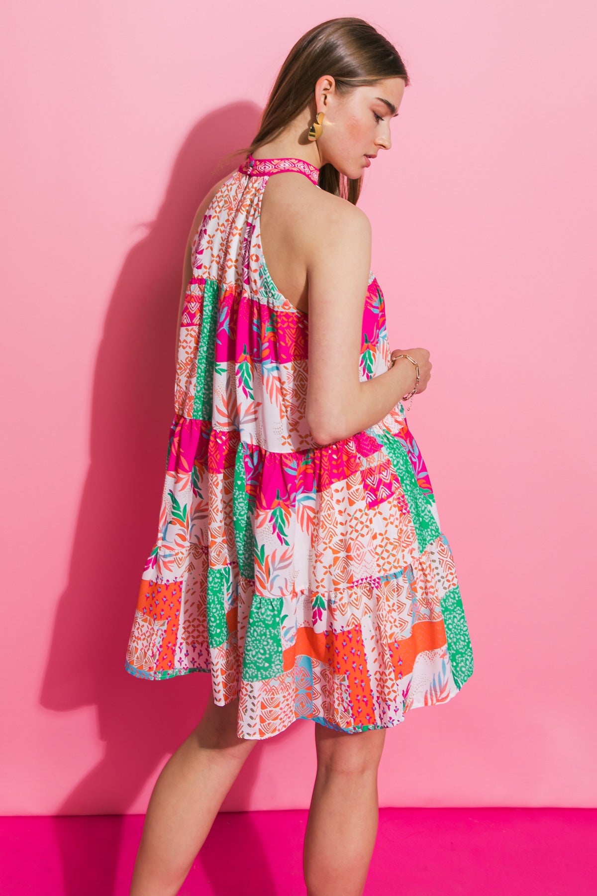 DELIGHTFUL PARTIES WOVEN MINI DRESS - MaraFormigone