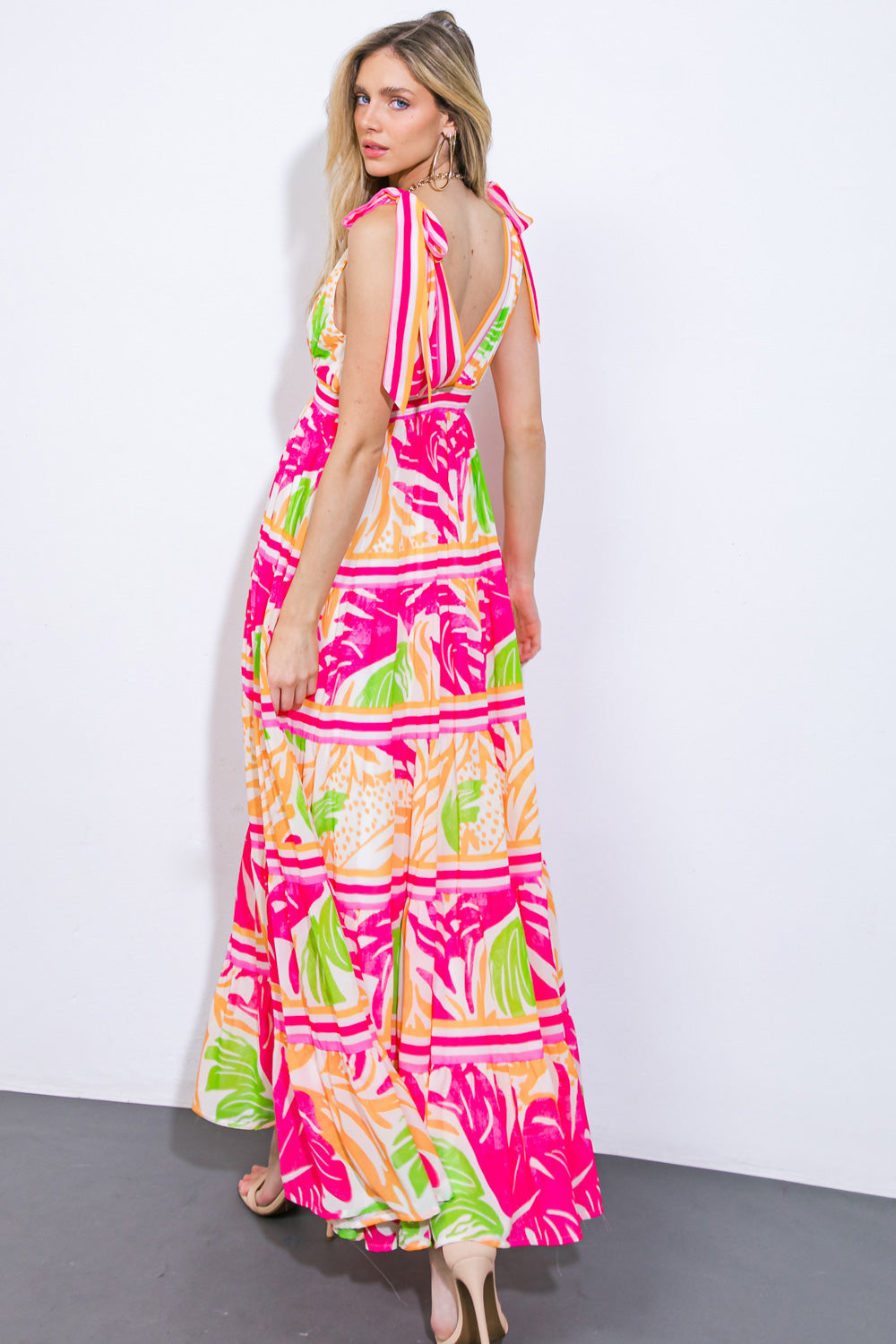 VESTIDO MAXI TEJIDO TAKE THE TRAILS