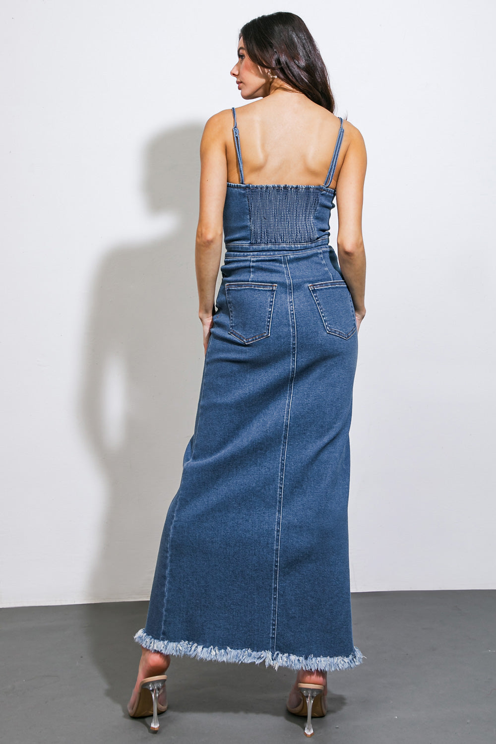 ENDLESS HORIZONS DENIM MIDI DRESS - MaraFormigone