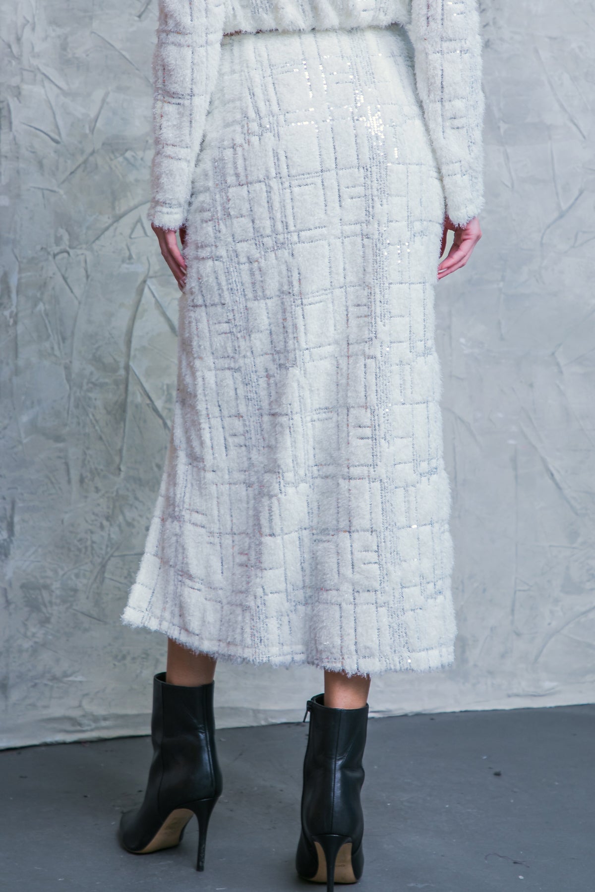 MADE YOU MY WORLD WOVEN MIDI SKIRT - MaraFormigone