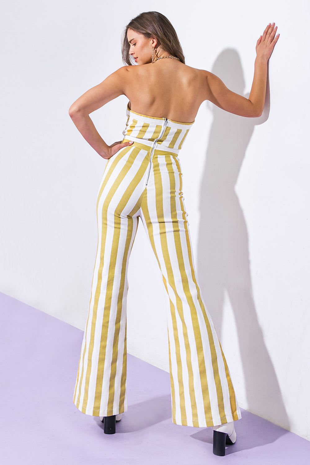 GRACEFUL APPEARANCE TWILL JUMPSUIT - MaraFormigone