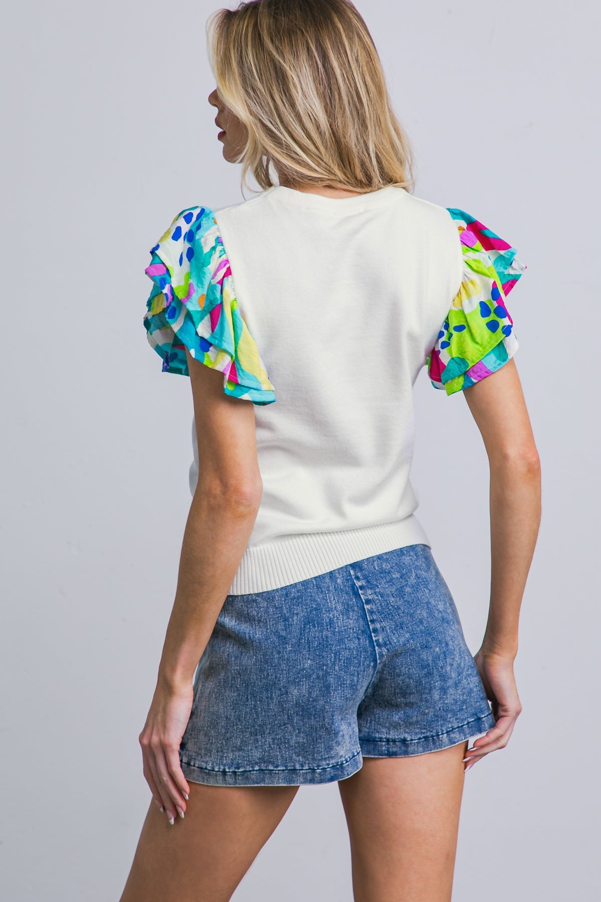 BLUSA DE SUÉTER GLEE COM GLITTER