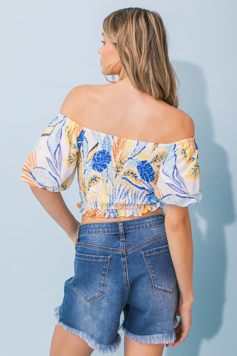 LOST IN PARADISE WOVEN TOP - MaraFormigone