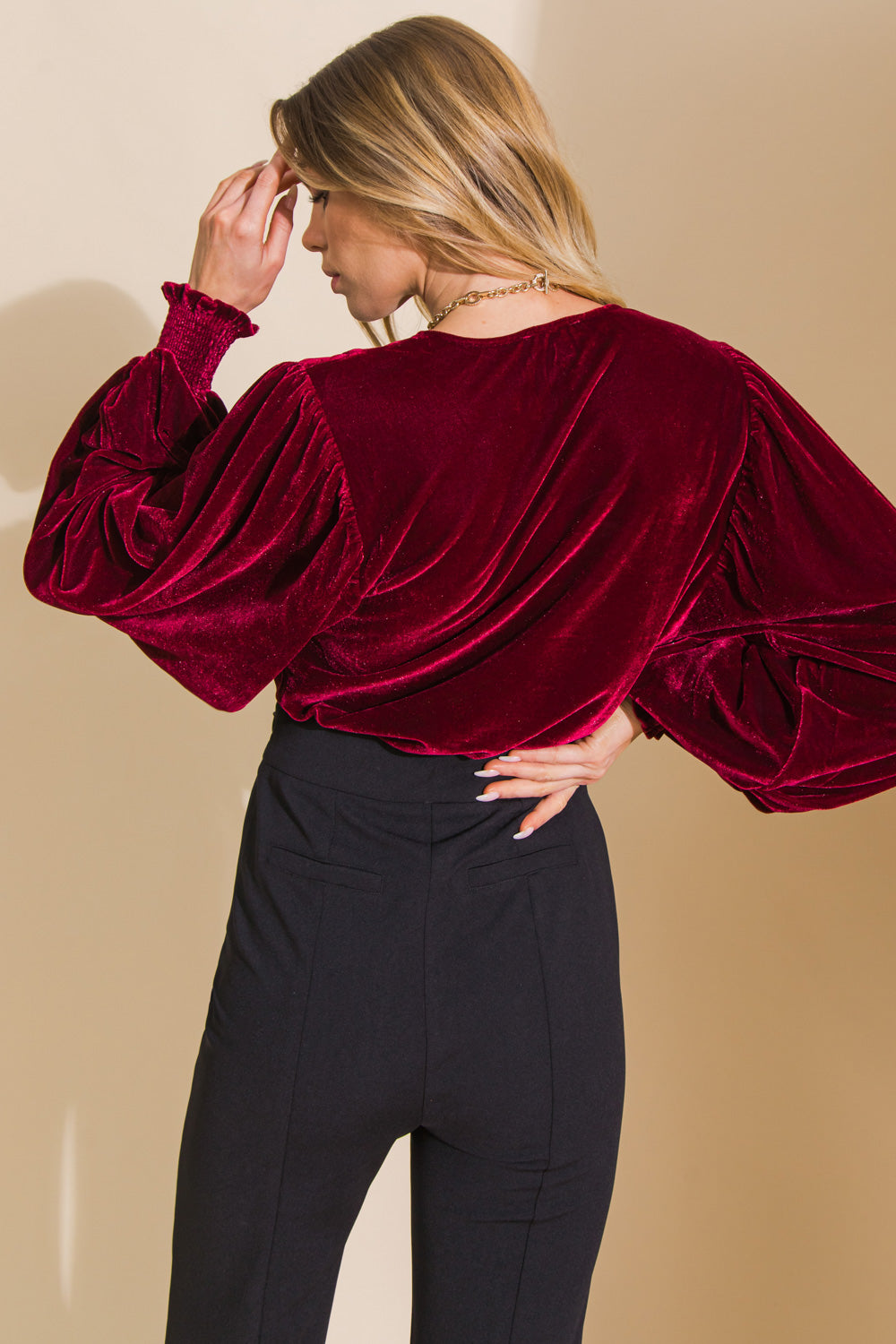 LIKE NO OTHER VELVET BODYSUIT - MaraFormigone