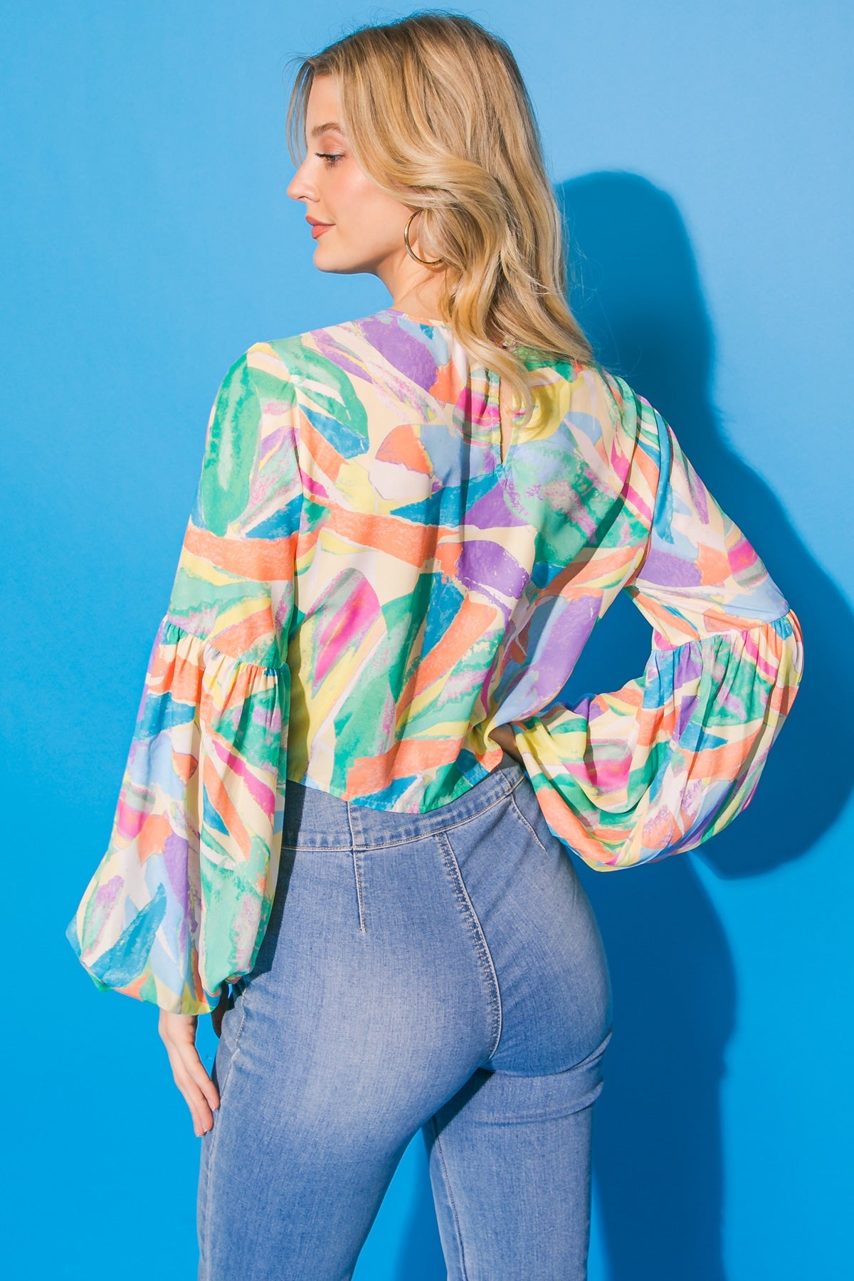 SIGHT SET ON TONIGHT WOVEN TOP - MaraFormigone