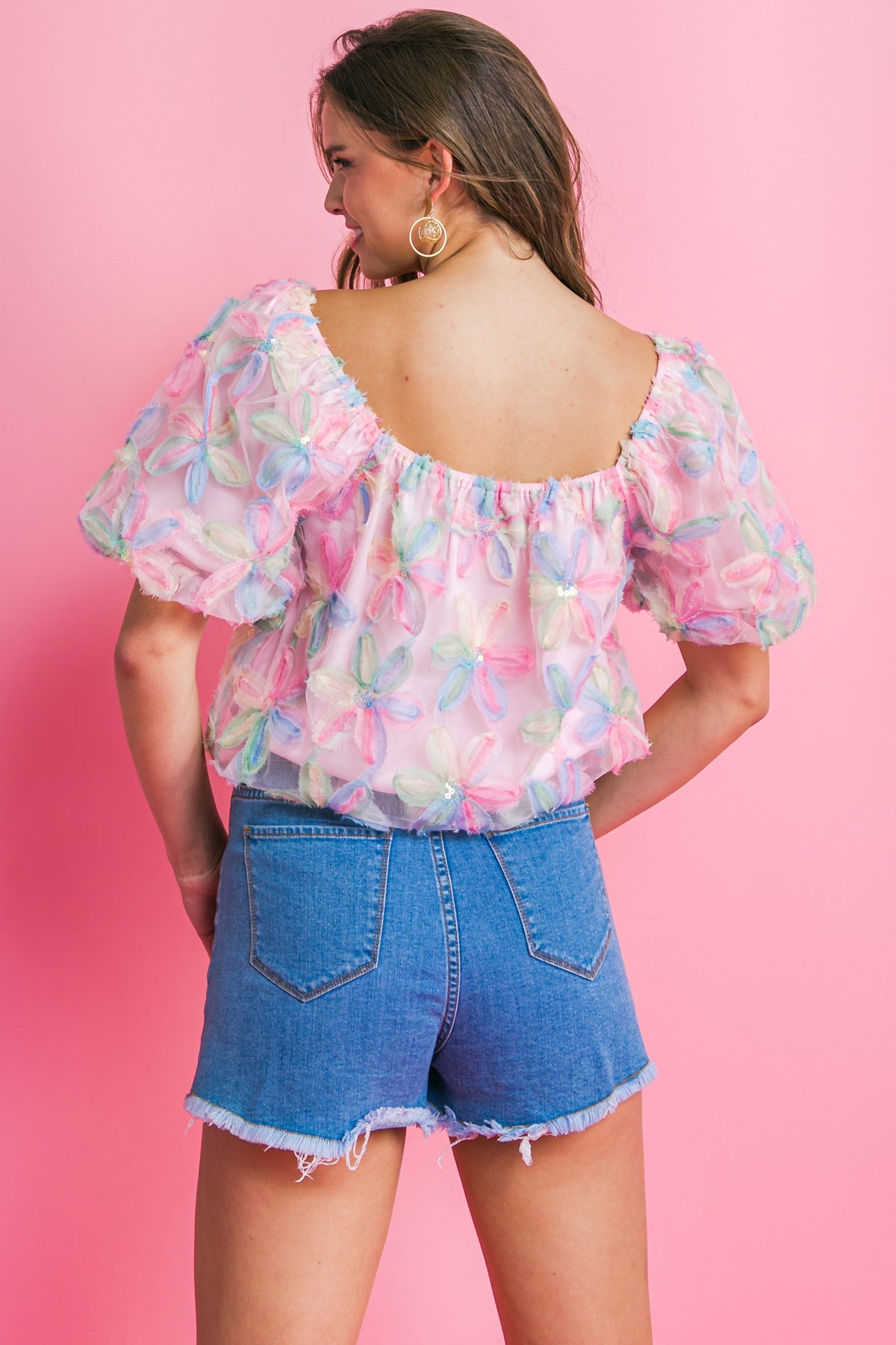 LIFETIME OF LOVE WOVEN TOP - MaraFormigone