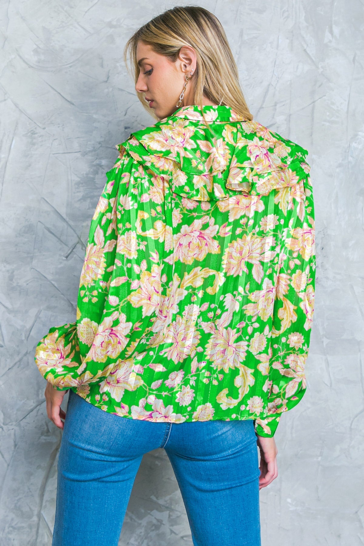 STUCK ON AN ISLAND WOVEN TOP - MaraFormigone