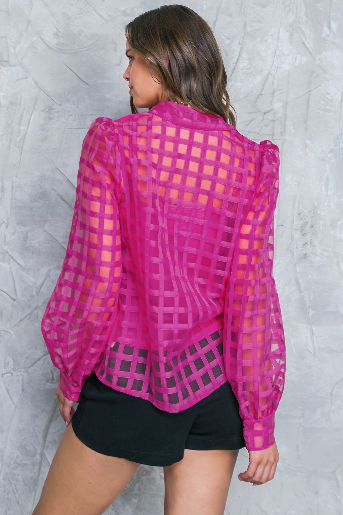 FLUTTERING ON WOVEN TOP - MaraFormigone