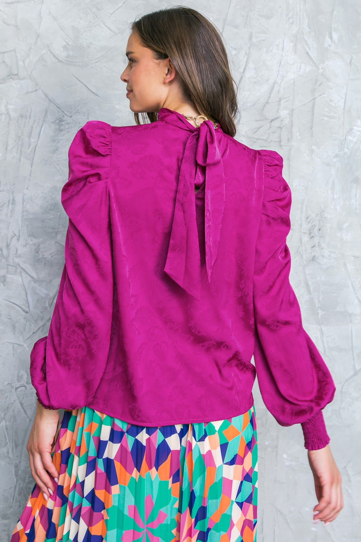 TOP DE SATÉN DE GOLEN GLANCES