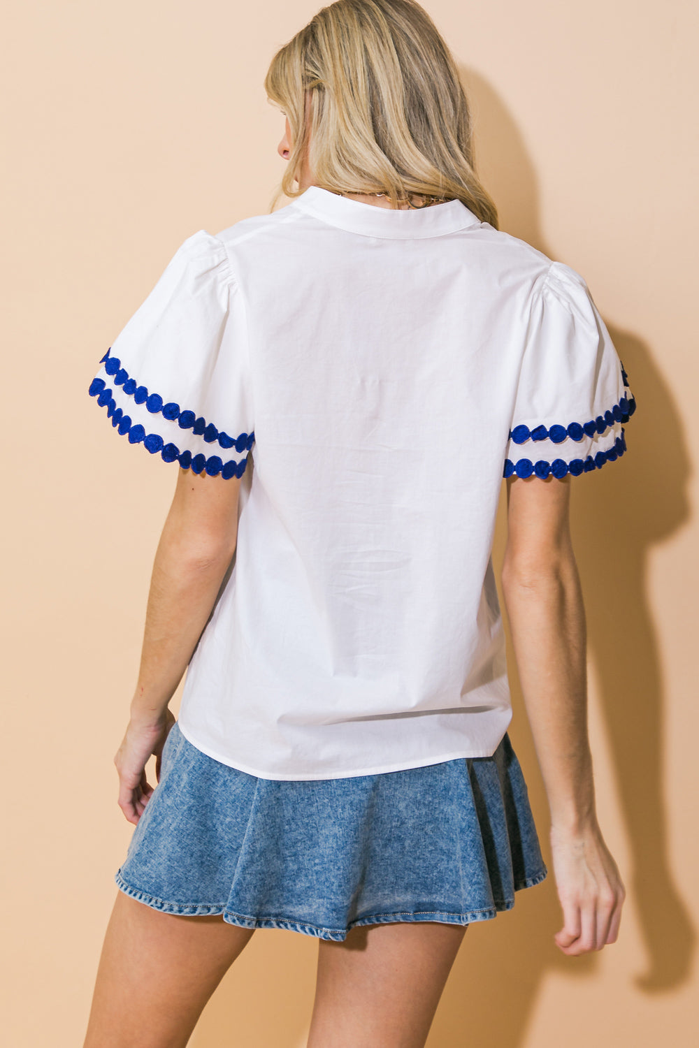 LEARN AS YOU GO WOVEN TOP - MaraFormigone