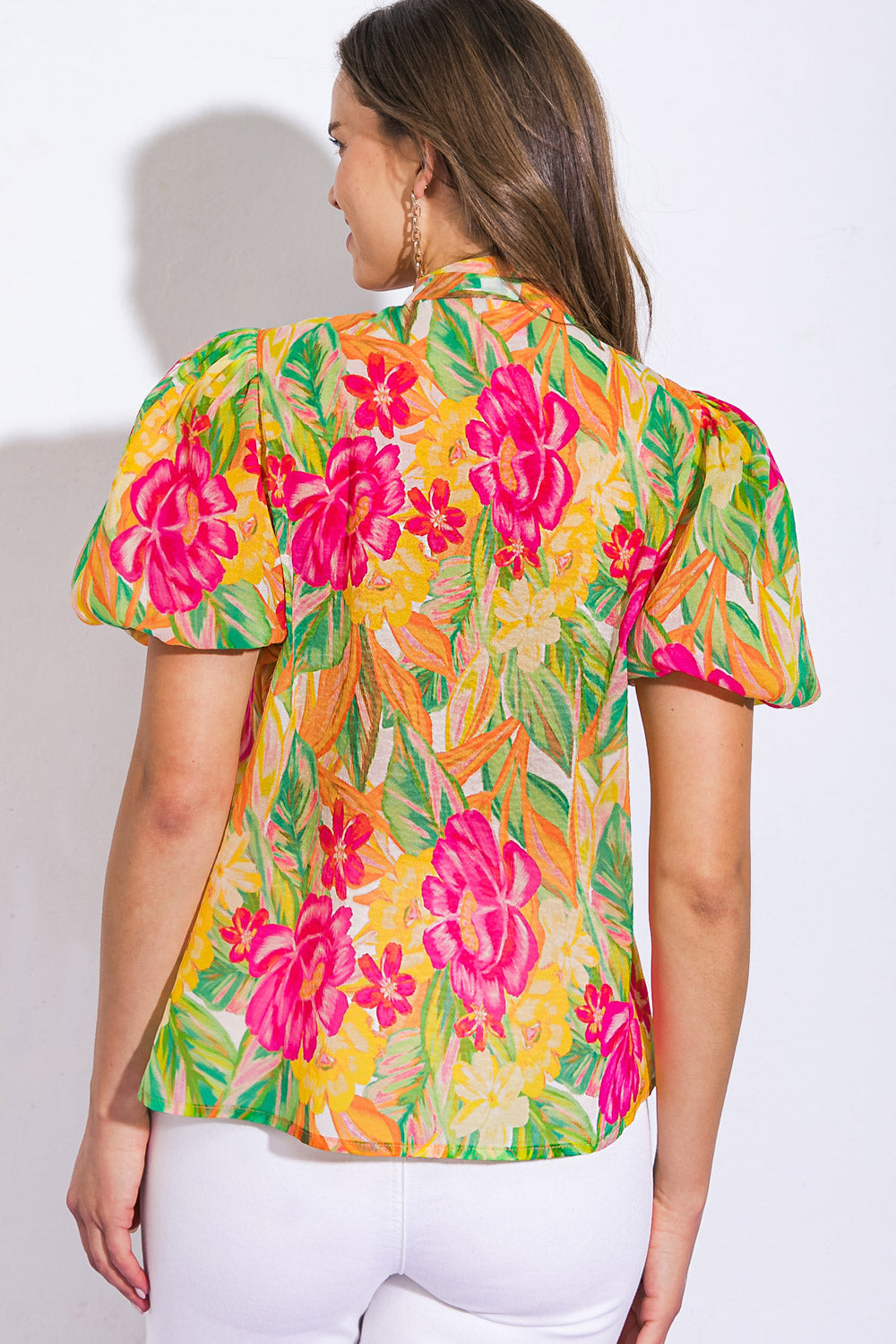 DAY DOWNTOWN WOVEN TOP - MaraFormigone