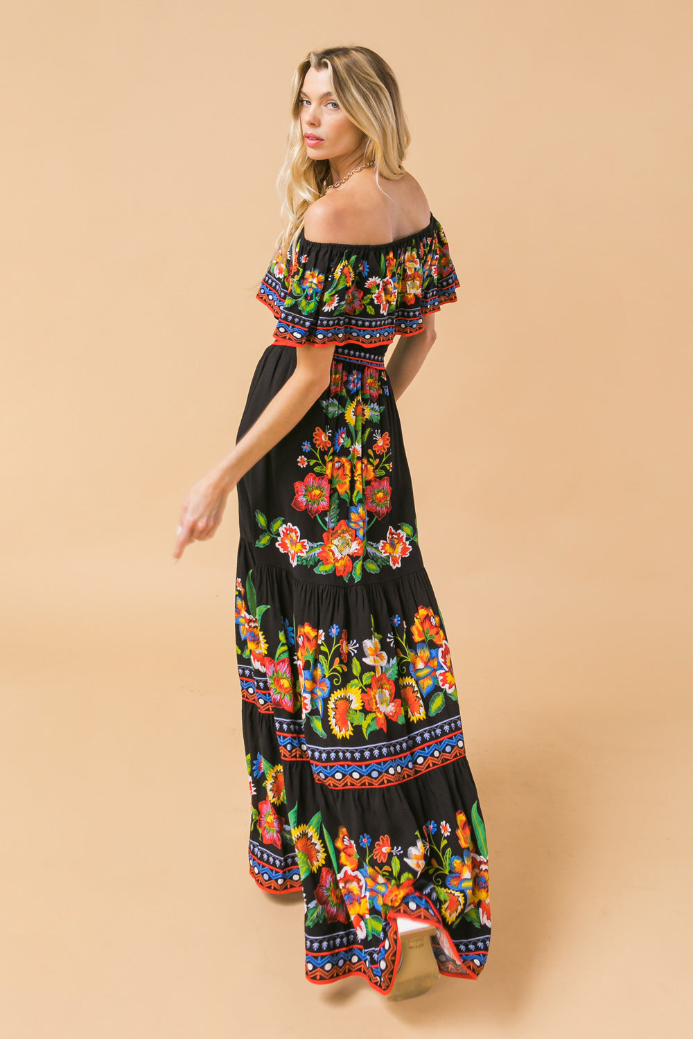 POETIC LOVE PRINT MAXI DRESS - MaraFormigone