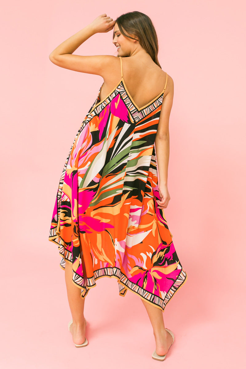 SIMPLE MELODY FLORAL HANKY DRESS - MaraFormigone