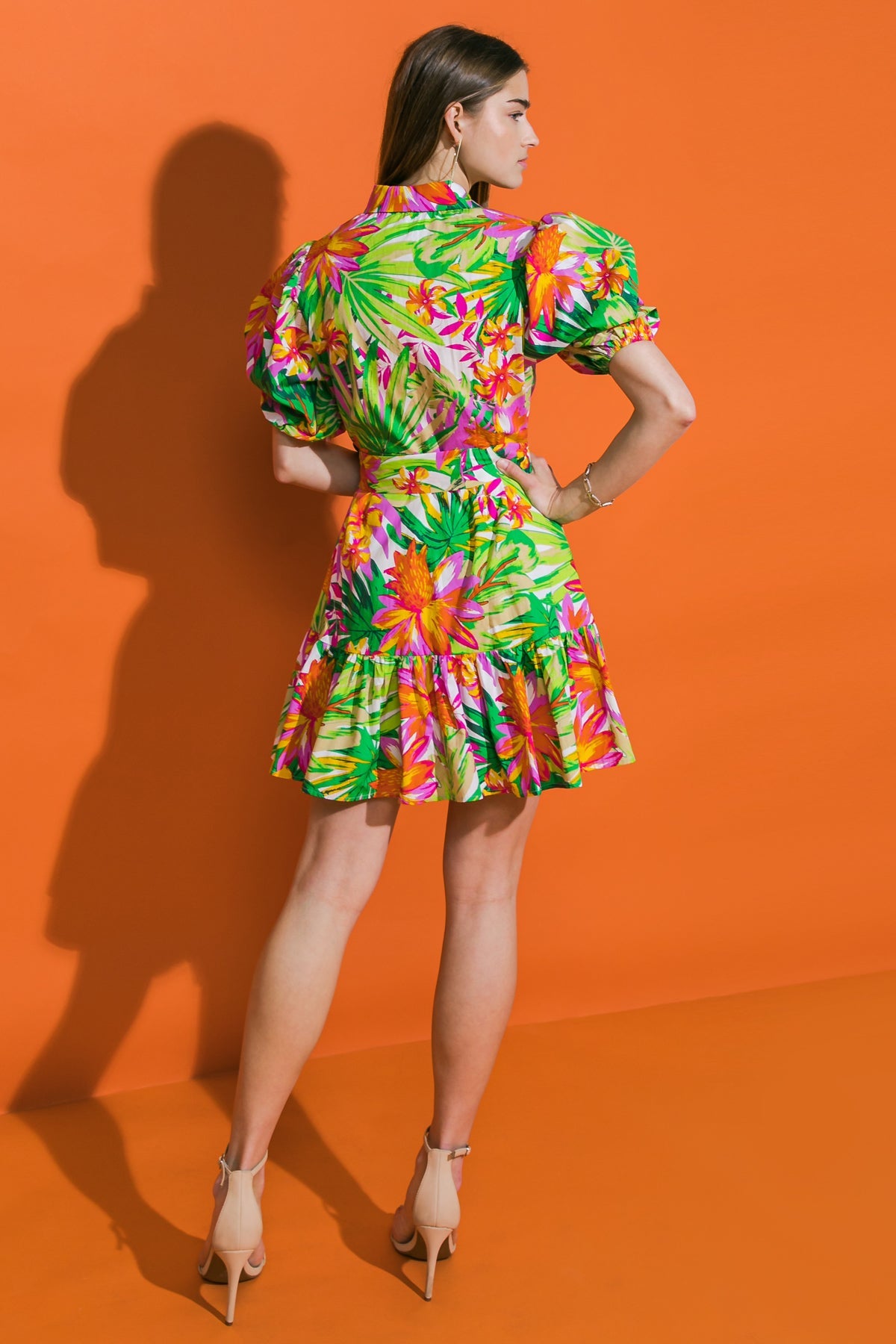 EVERYTHING TO ME FLORAL POPLIN MINI DRESS - MaraFormigone