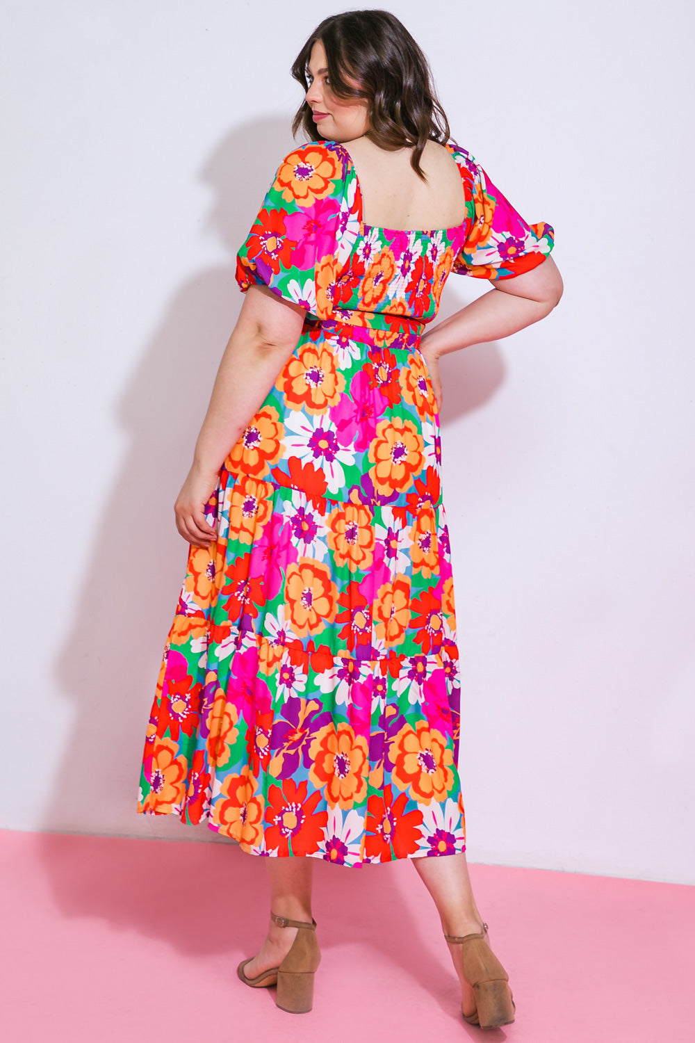 VESTIDO MIDI TECIDO QUE É O DESEJO DE TODOS