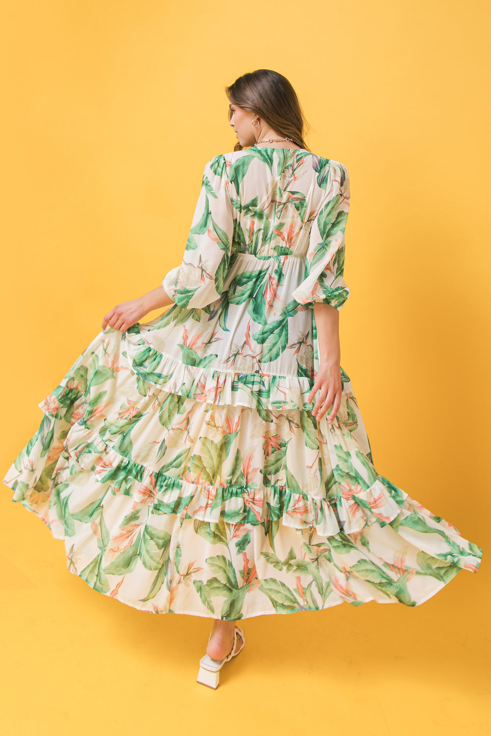 EASY DAYS FLORAL MAXI KIMONO TOP - MaraFormigone