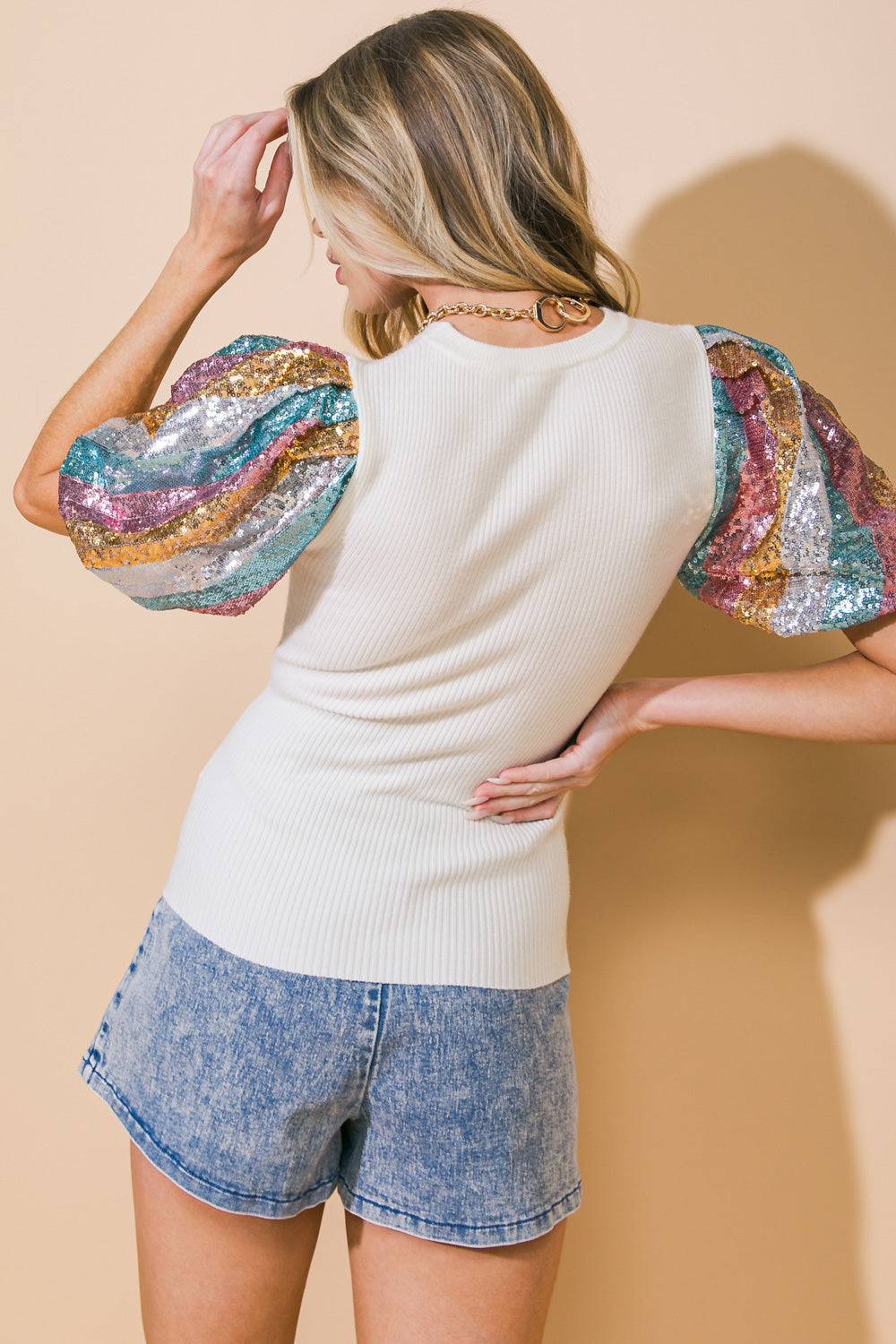 BLUSA DE SUÉTER "GET CARRIED AWAY"