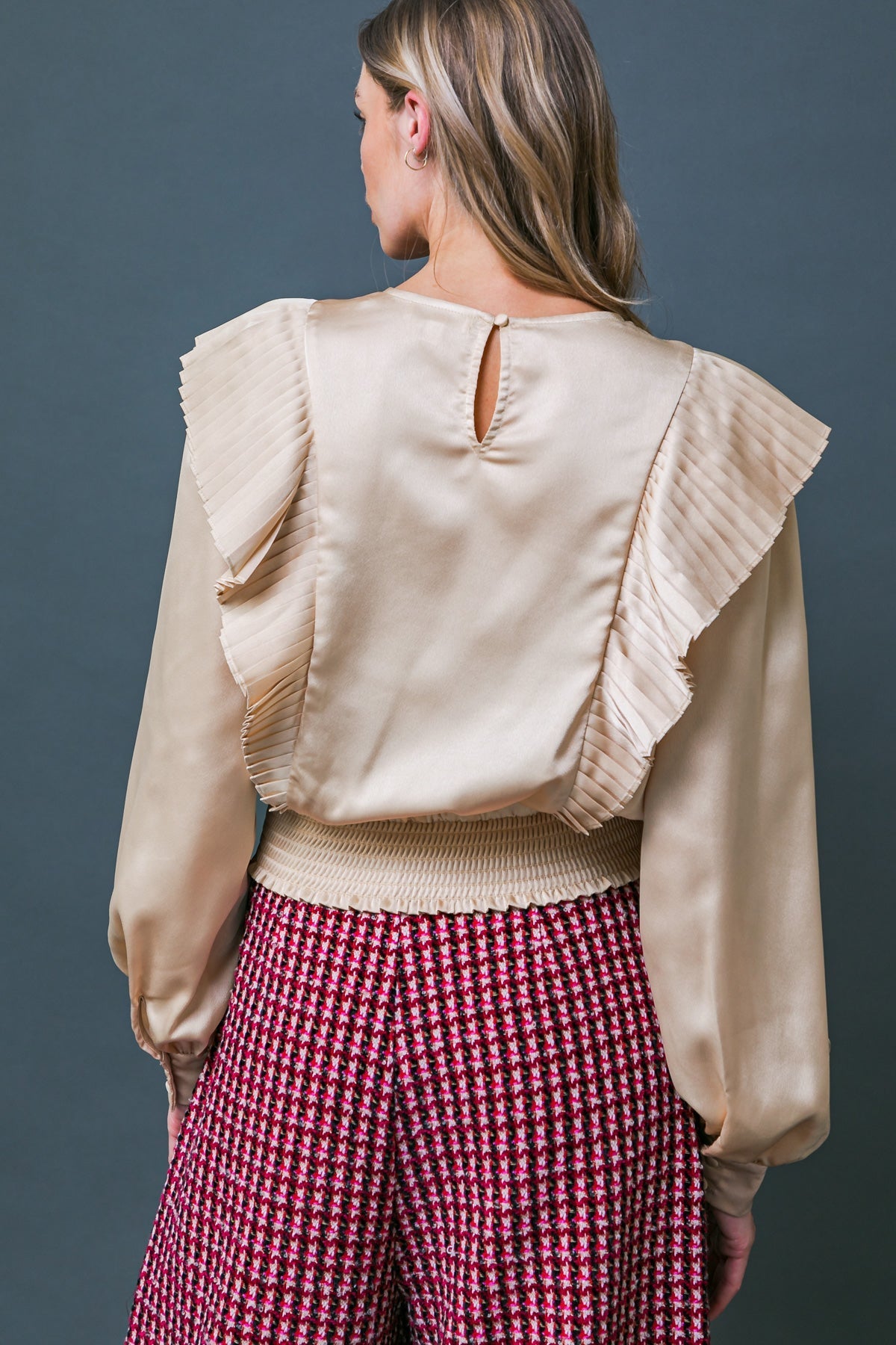 BLUSA TECIDA PENSE EM MIM