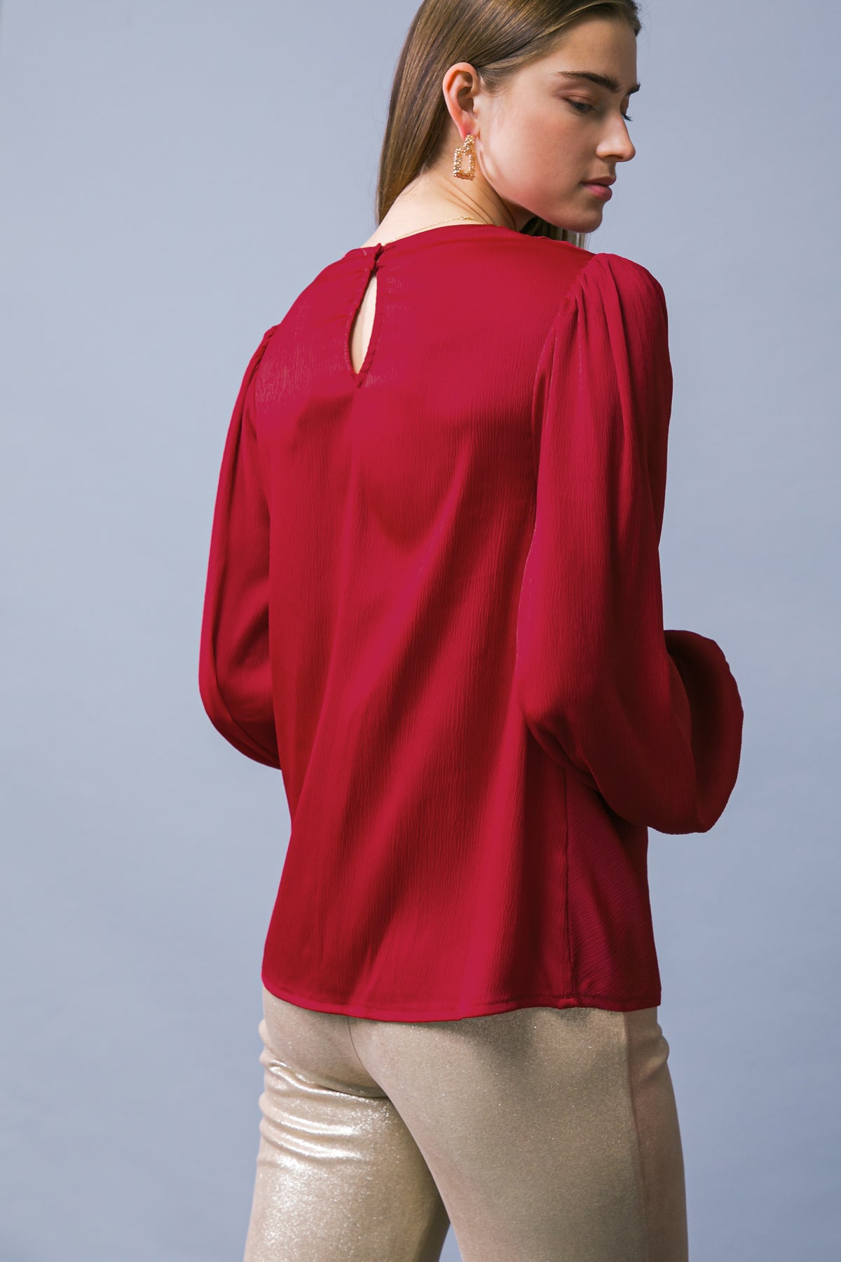 GARDEN SENSATION SATIN TOP - MaraFormigone