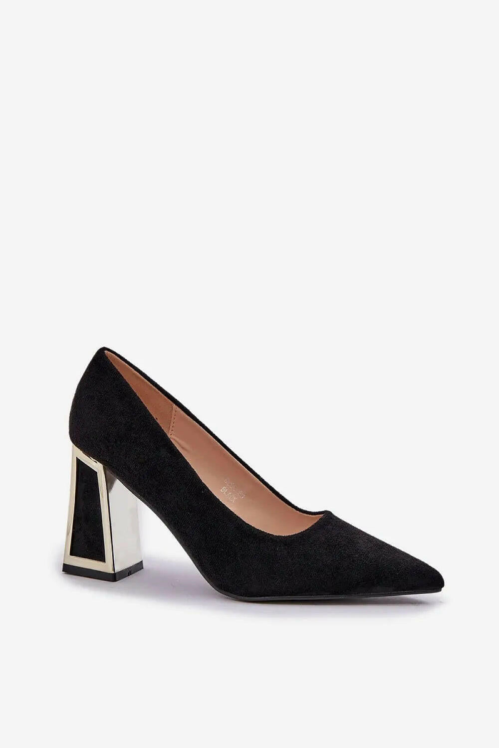 Block heel pumps Step in style.