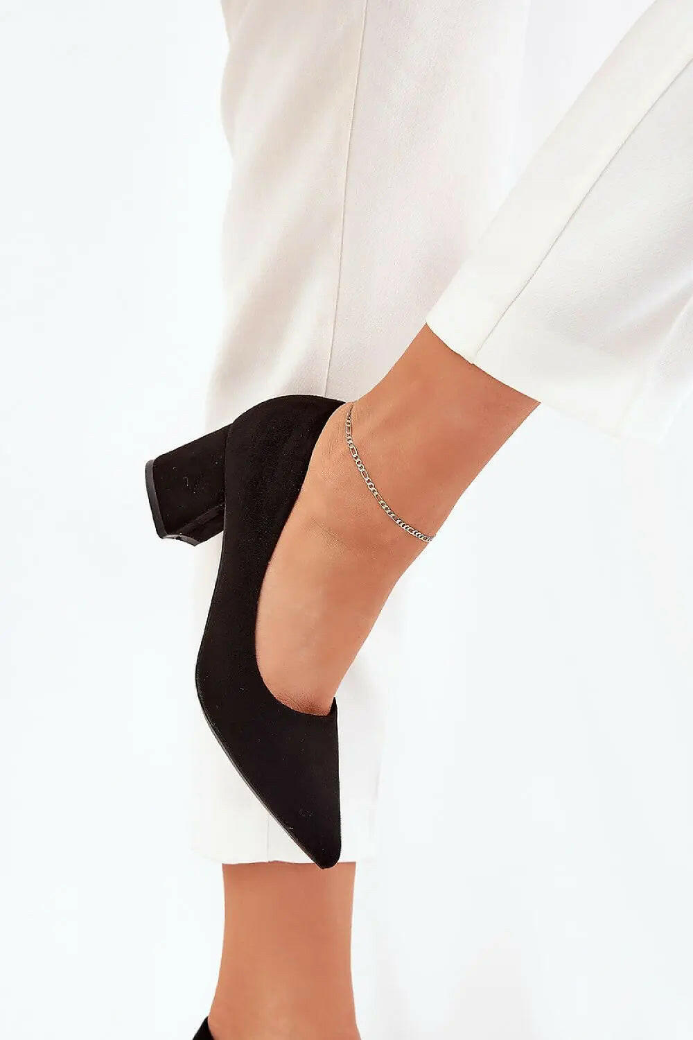 Block heel pumps Step in style.