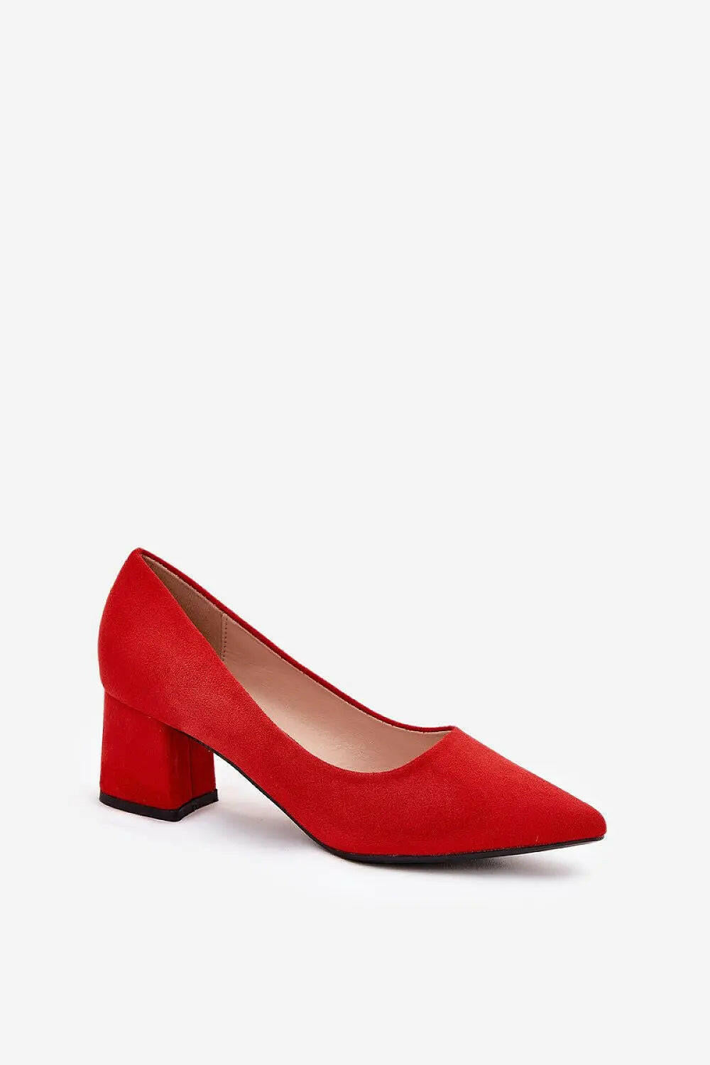 Block heel pumps Step in style.