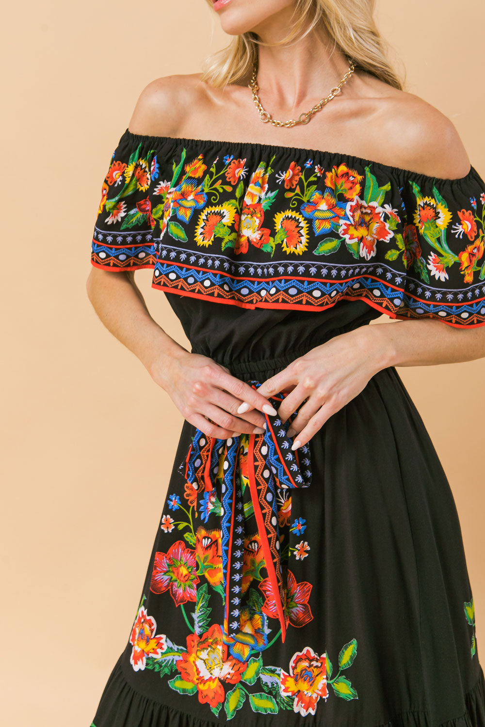 POETIC LOVE PRINT MAXI DRESS - MaraFormigone