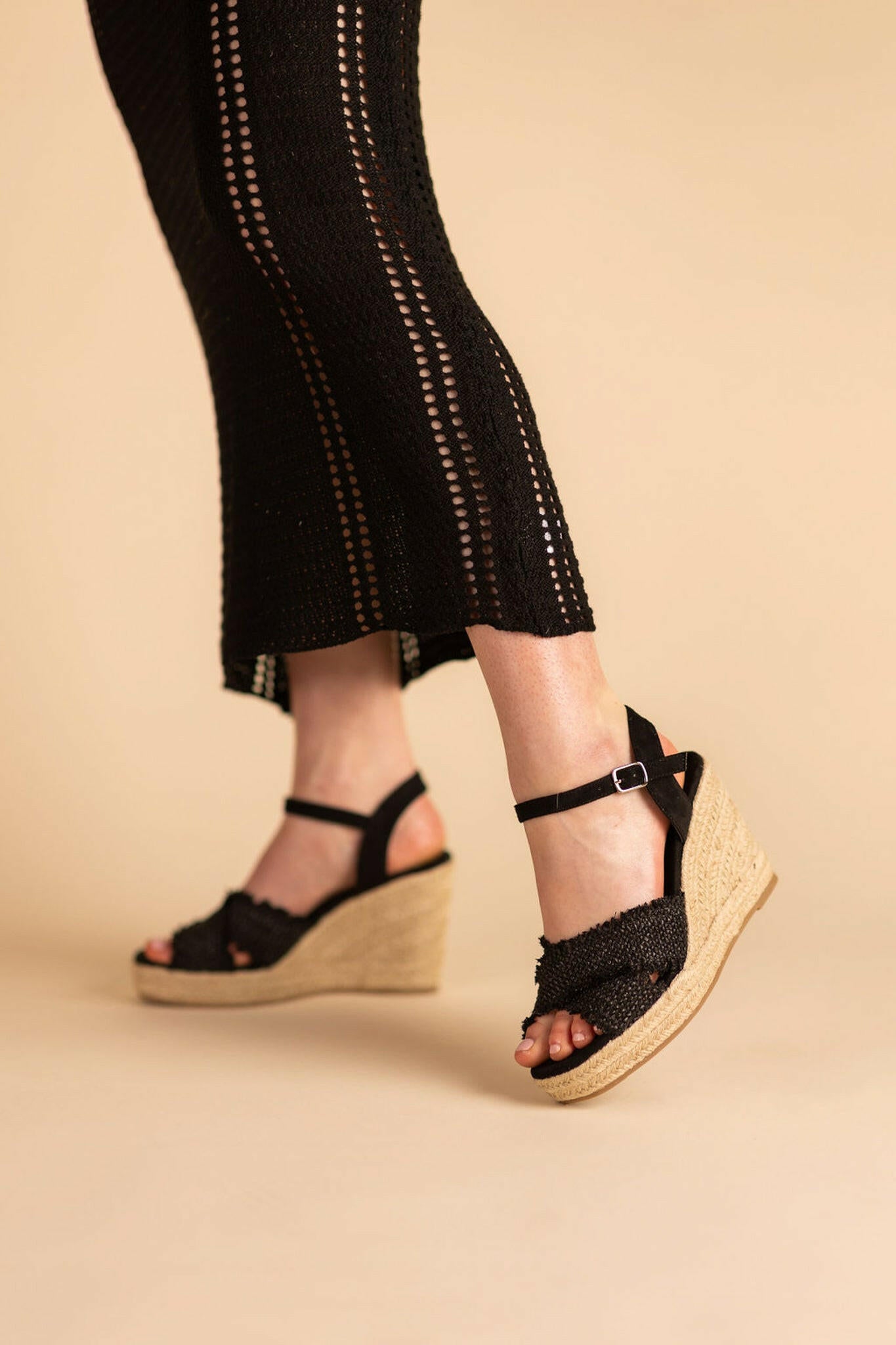 Elinor Wedge in Black.