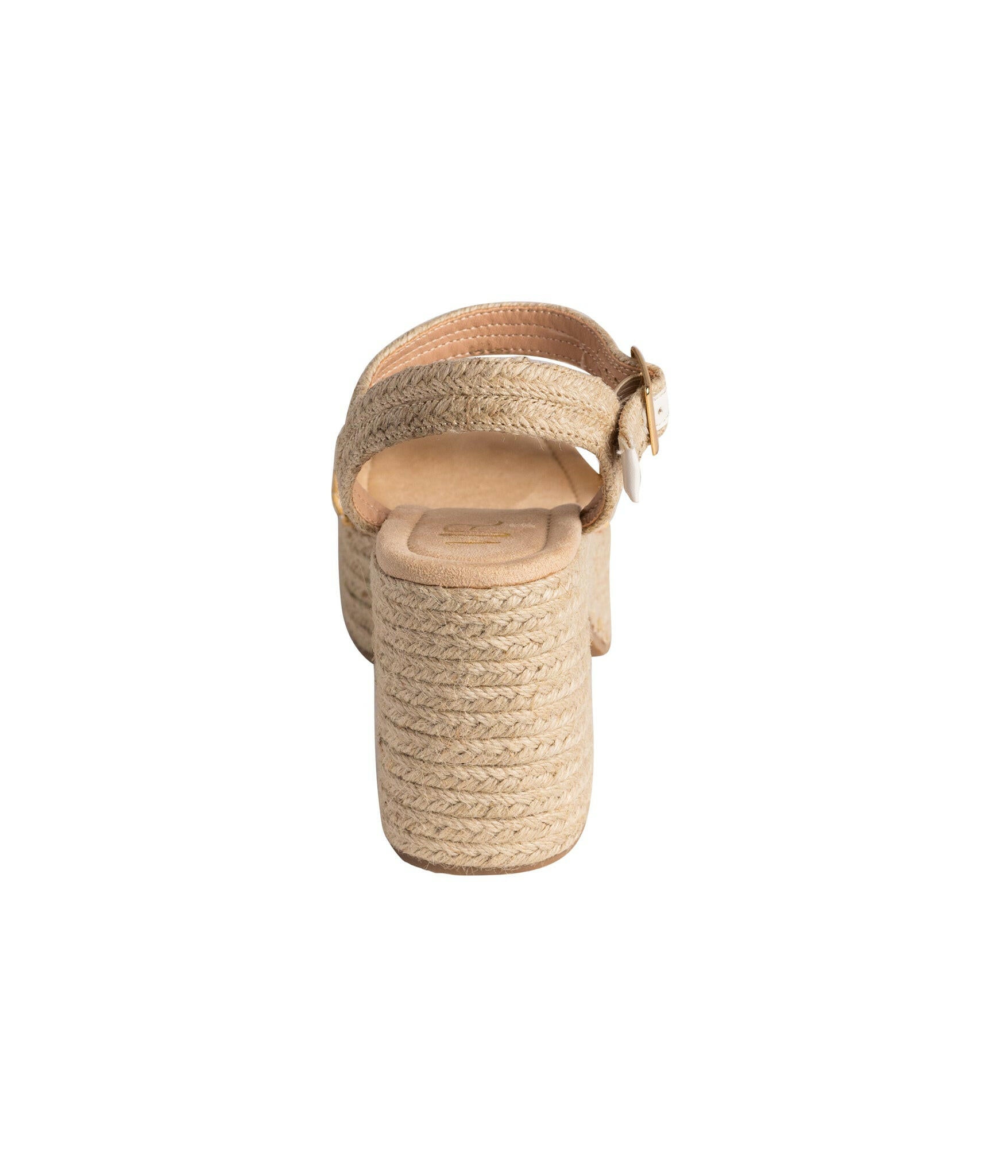 Elise Platform Sandals in Off White.