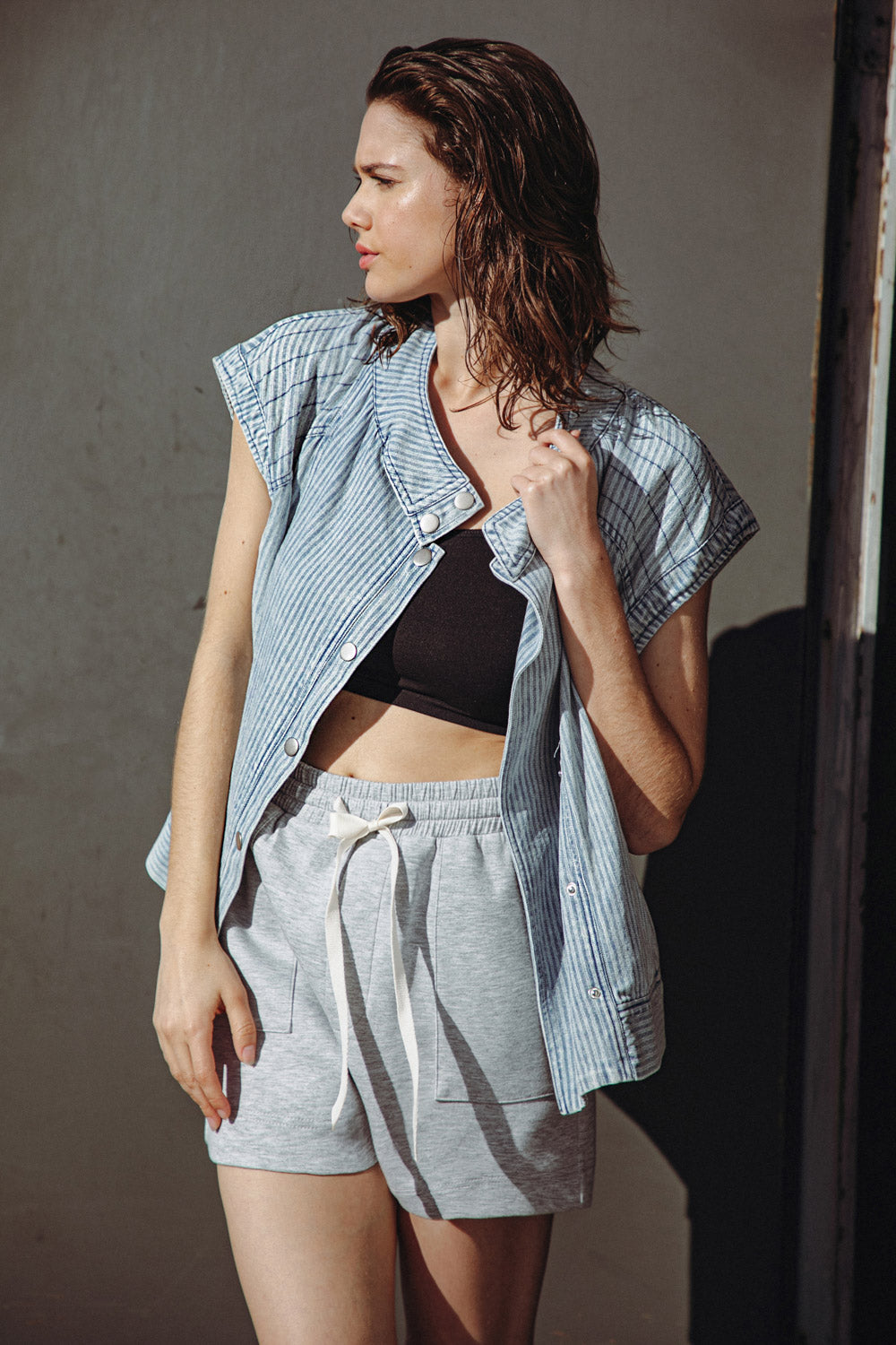 LATE SUMMER NIGHTS DENIM VEST - MaraFormigone